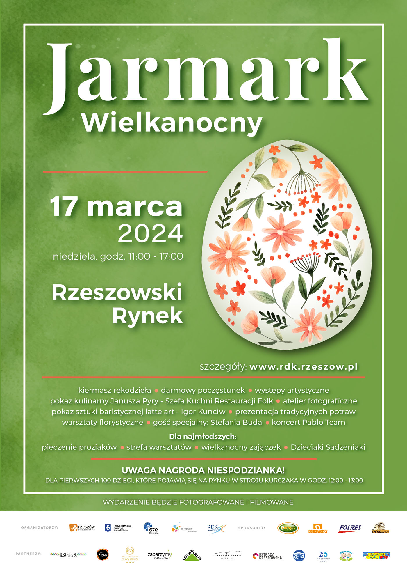 Plakat Jarmark Wielkanocny 2024