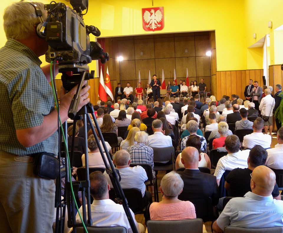 Wizyta B. Szydło – ogromne zainteresowanie mieszkańców i mediów.